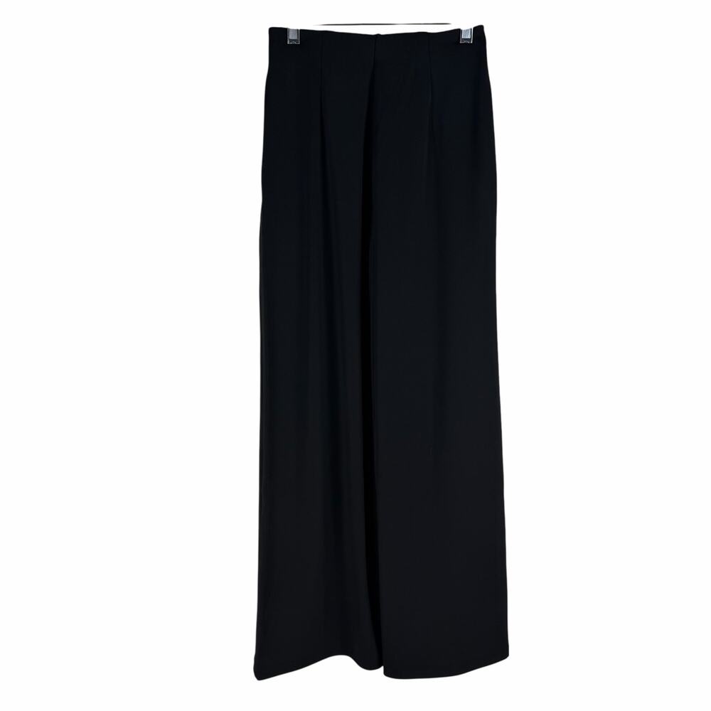 Uniqlo Crepe Jersey Straight Leg Pull On Pants Black Size XXS - Picture 7 of 10